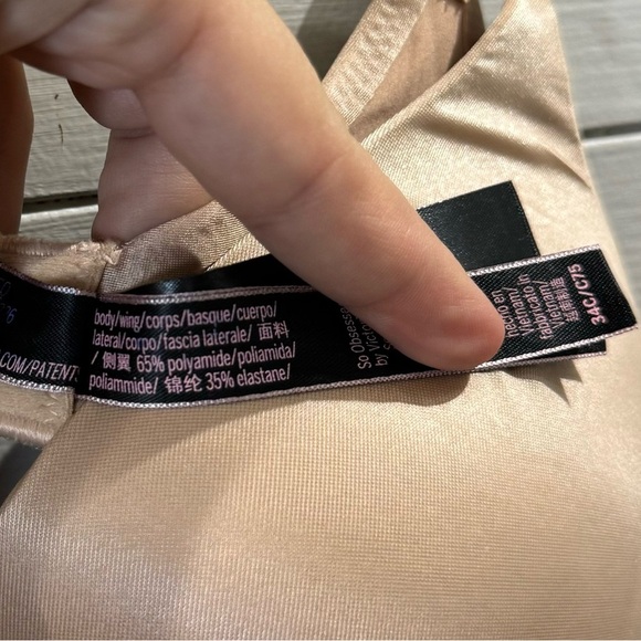 Victoria's Secret | NWOT Seamless Tan Bra So Obsessed Push Up Bra Size 34C - Picture 5 of 9
